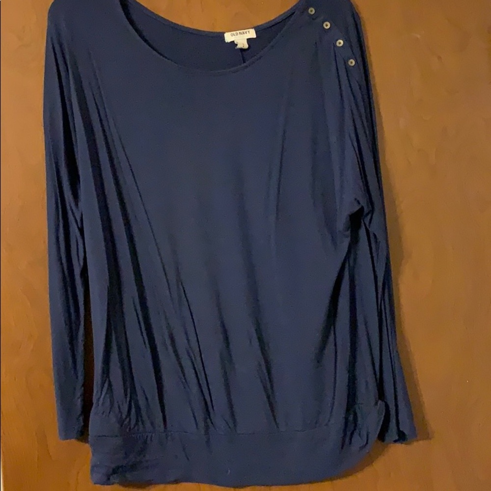 Navy Blue, Old Navy long sleeve t shirt